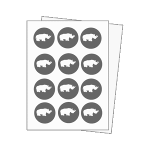 custom circle sheet labels for jars and bottles