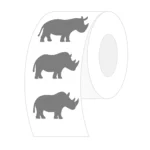 durable die cut roll stickers for branding