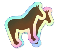 Holographic stickers