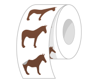 Die cut labels