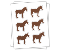 Die cut sheet labels