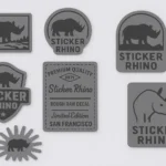 custom genuine leather patches for hats bags jackets